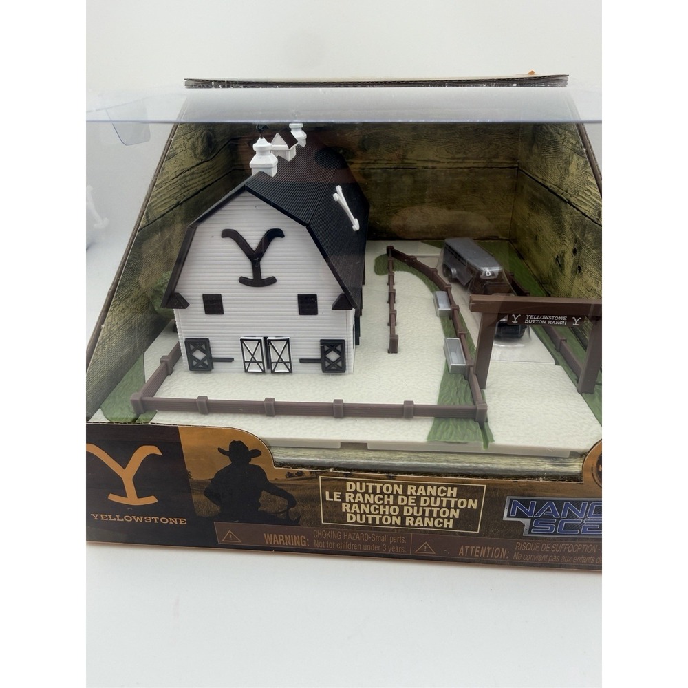 NEW Jada Toys Yellowstone NANO SCENE Dutton Ranch w/ Truck & Trailer